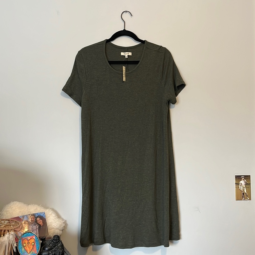 Stretchy Green Madewell Dress